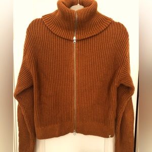 Everlane Rust-colored Chunky Cardigan - L
